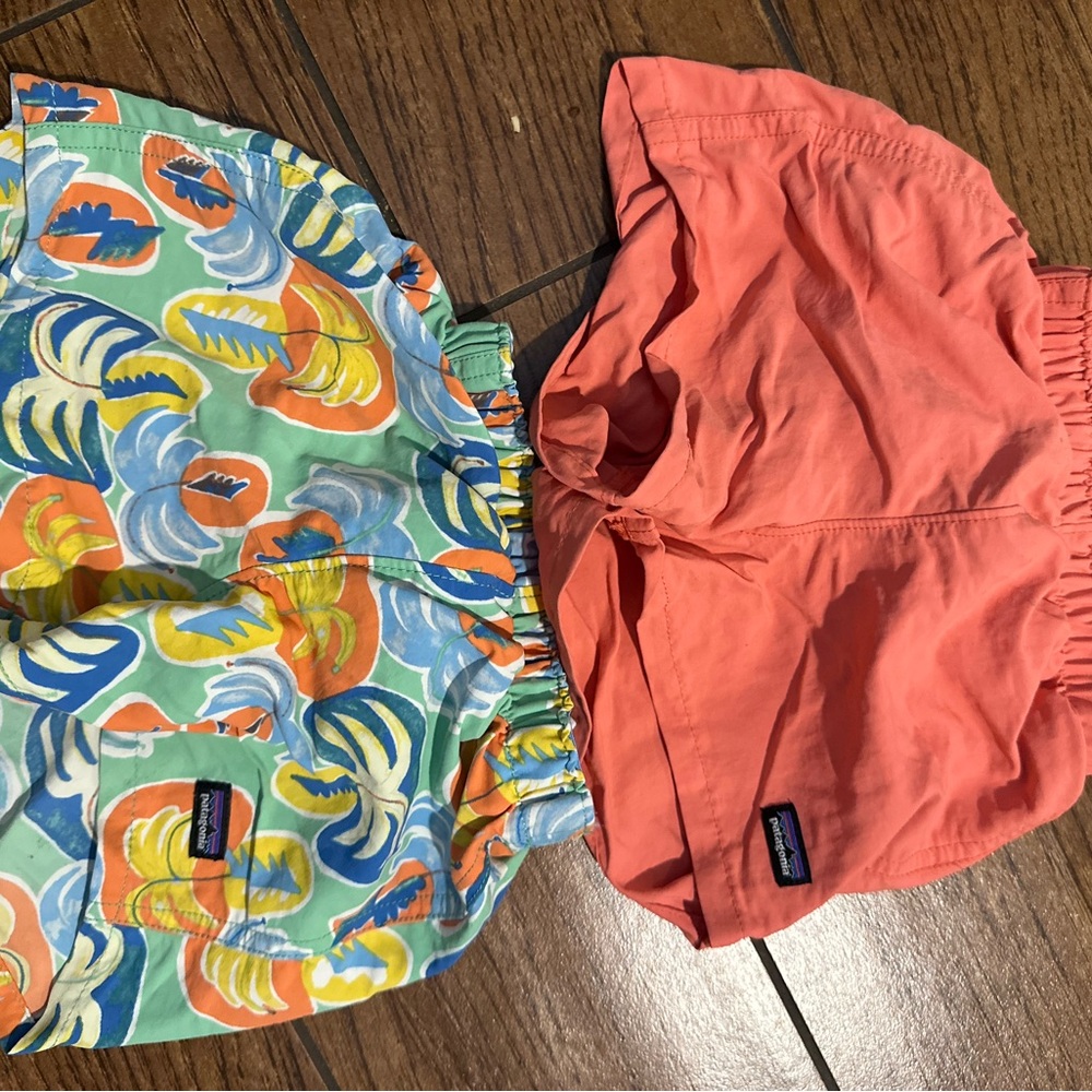 Patagonia Kids' Baggies short set 6-12 months